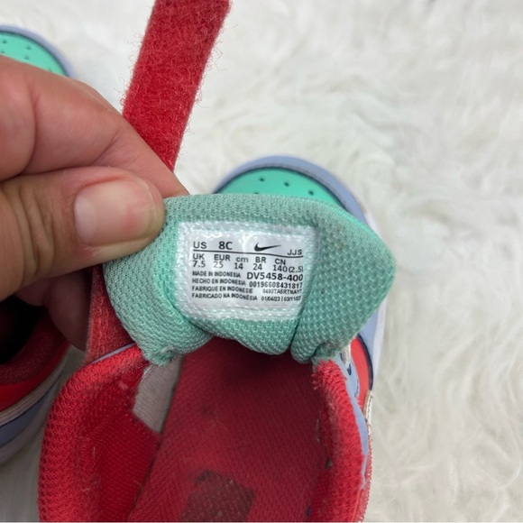 Nike Court Borough Low Recraft Cobalt Bliss track youth shoes size: 8C - Picture 5 of 9